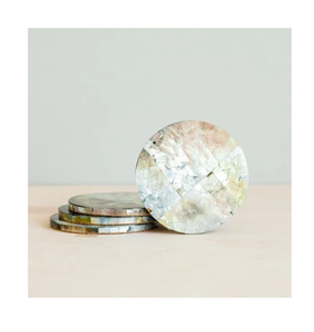 Posavasos de nácar a precio económico, artesanías de la mejor calidad, posavasos de nácar de la mejor calidad - Product Image 1