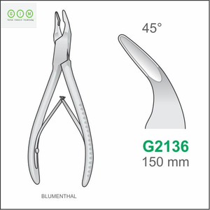 Pinzas de Fijación Curvas de Acero Inoxidable Mini Friedmann Rongeur de 150 mm, Instrumento Quirúrgico Manual para Corte de Hueso, Tipo Stille Ruskin - Product Image 5