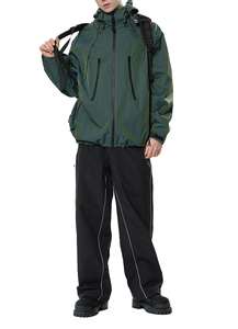 <b>men</b> techwear <b>jacket</b> with adjustable features for comfort and fit <b>mens</b> techwear <b>jacket</b> with breathable structure for active wear - Product Image 3