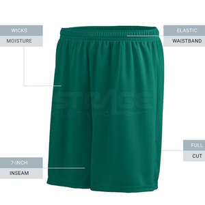 Shorts de football professionnels pour hommes, respirants, écologiques, légers, anti-humidité, 100% polyester, taille élastique, toutes saisons - Product Image 4