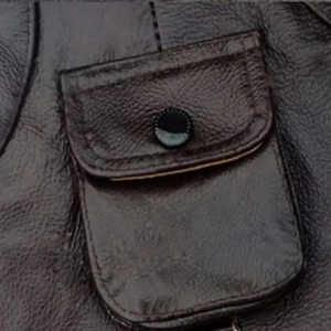 High quality Cowhide <b>Leather</b> <b>Sleeveless</b> Vest <b>jacket</b> for men's OEM Factory Customize motorbike <b>leather</b> Vest - Product Image 5