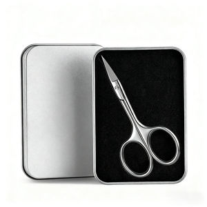 กรรไกรตัดเล็บมืออาชีพ สแตนเลสสตีล ตัดหนังกำพร้าอย่างแม่นยำ สำหรับตกแต่งเล็บ ขนบนใบหน้า คิ้ว ขนตา ขนจมูก - Product Image 1