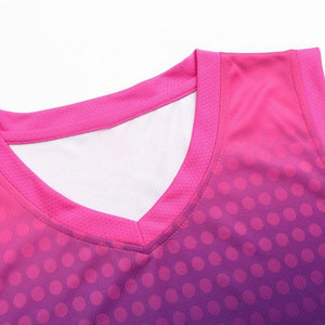 Vente en gros de maillots de basket-ball personnalisés sur mesure, uniforme de basket-ball de qualité supérieure, respirant, à séchage rapide, ensemble d'uniformes de basket-ball, vêtements de sport - Product Image 4