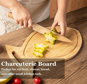 Planche à découper en bambou en forme de poisson, mignonne, pour fromage et service, personnalisable, en bois, pour cuisine, vente en gros - Product Image 4
