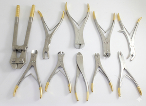 Professional Orthopedic Pin and Wire Cutter <b>Set</b> 11Pcs TC Jaw Surgical <b>Pliers</b> Pin and Wire Cutter <b>Set</b> - Product Image 3