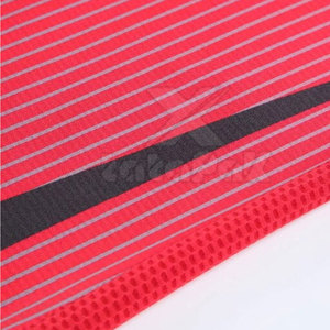 Camiseta de Fútbol para Hombre, Elegante, con Contraste de Color, Manga Corta, de Alta Calidad, Transpirable, Cuello en V, para Entrenamiento Atlético - Product Image 4