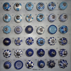 Ceramic <b>Door</b> & Cabinet Knobs Modern Ceramic Knobs with Scorpion Etching Drawer & Cabinet <b>Handle</b> Puts for Wardrobe Kit - Product Image 4