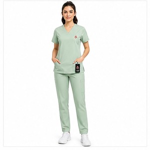 Conjuntos de Uniformes Médicos Unisex en Oferta, Uniformes Personalizados para Personal de Enfermería, Uniformes Médicos de Poliéster/Algodón - Product Image 1