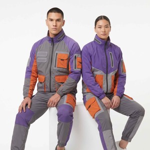 Ensemble de survêtement coupe-vent léger et personnalisé 2026 de haute qualité avec poches, imprimé, coupe oversize, unisexe - Product Image 4