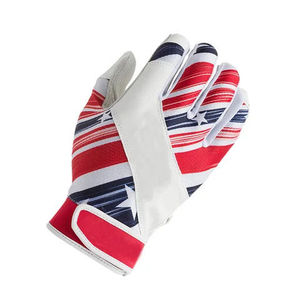 Most Popular Baseball Softball Batting Gloves Premium Quality 3D Printed Custom Leather Breathable <b>Hook</b> Loop Closure Gears - Product Image 4