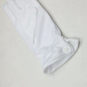 Masonic White Leather Wrist Length <b>Gloves</b> Plain Style Breathable <b>Touchscreen</b> Durable for Daily Use Four Seasons Warmth - Product Image 5