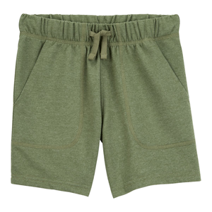 Pantalones Cortos de Algodón con Cintura Elástica, Color Sólido, Estilo Casual de Verano para Niños, con Bolsillos Dobles, Estilo Moderno - Product Image 6