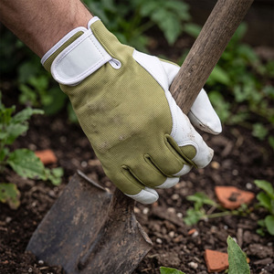 Guantes de Seguridad de Cuero de Cabra de Alto Rendimiento, Antideslizantes, con Muñequera Ajustable, Certificación CE, Duraderos y Gruesos - Product Image 5