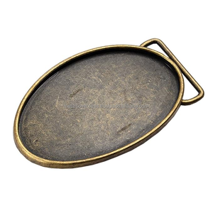 Antique brass oval <b>belt</b> buckle for leather <b>belts</b> Vintage style metal <b>belt</b> buckle for men and women - Product Image 6
