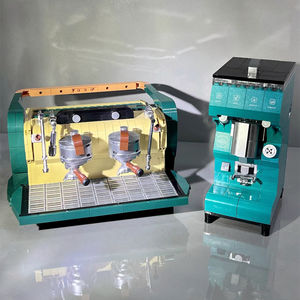 EN STOCK Cafetera, Máquina de Espresso, Molinillo de Café, Máquina para Hacer Pan, Molinillo de Granos, Caja de Exhibición Creativa, Bloques de Construcción, Ladrillos, Juguetes, Regalos - Product Image 5