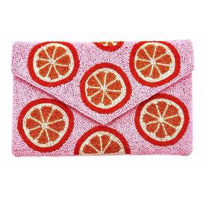 Nuevo Bolso de Mano Elegante con Bordado Floral Hecho a Mano y Cuentas de Cristal, Bolso de Noche de Diseño con Cierre de Solapa - Product Image 3