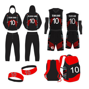 Nouveau design été hommes kits de basket-ball ensemble de maillots équipe club vêtements de basket-ball imprimer numéro uniformes de basket-ball - Product Image 6