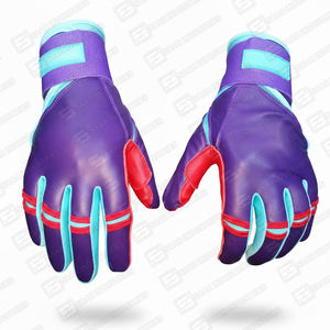 Gants de frappe de baseball/softball en cuir au prix de gros pour adultes, jeunes, entraînement professionnel avec options de manchettes longues et courtes - Product Image 4