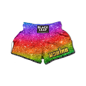 Vintage Custom Satin Muay Thai Shorts with Breathable Fabric <b>Elastic</b> <b>Waist</b> Digital Printing Design - Product Image 5