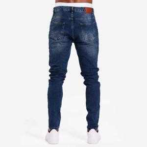 Jeans de Mezclilla para Hombre HAMIO SPORTS, Corte Regular, Cintura Baja, Elásticos, Casuales, Transpirables, 100% Algodón, Ligeros, Venta al Por Mayor - Product Image 5