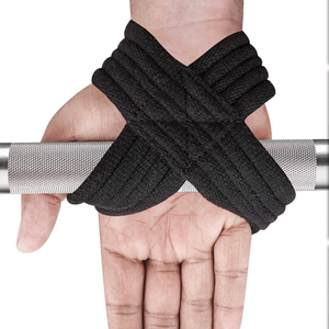 Correa de Levantamiento de Pesas de Neopreno con Forma de 8, Alta Elasticidad, Ajustable, Unisex, Color Negro - Product Image 5