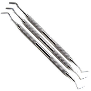 Spatules dentaires 3 pièces 2mm,2.5mm,3mm Placement composite Instruments de remplissage en plastique plat Remplissage composite Spatule dentaire Outil - Product Image 1