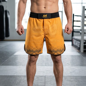 Lightweight MMA <b>Shorts</b> For Men Training Comfortable Fit Perfect For Kickboxing <b>Grappling</b> And Fighting MMA <b>Shorts</b> - Product Image 3
