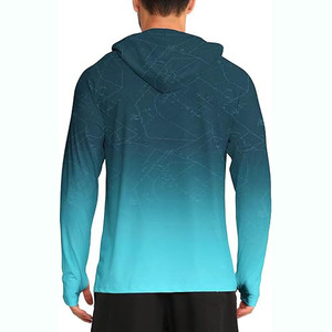 Sudadera con Capucha Impermeable, Transpirable y de Secado Rápido para Pesca, Diseño Personalizado con Sublimación Anti-UV, OEM ODM, en Grandes Cantidades - Product Image 3