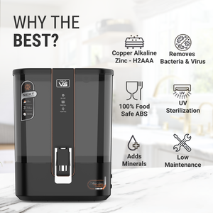 NEW V5 SILKY SILVER REVERSE OSMOSIS WATER TREATMENT DOMESTIC SYSTEM <b>WALL</b> <b>MOUNT</b> <b>TABLE</b> TOP WATER PURIFIER SYSTEM LED FOOD GRADE - Product Image 3