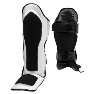 Protège-tibias de boxe à séchage rapide les plus vendus, protège-tibias de boxe en cuir sur mesure, protège-tibias de boxe nouveau style - Product Image 6