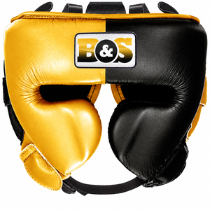 Protège-têtes de boxe en cuir personnalisables de haute qualité avec poignées, design léger pour l'entraînement aux arts martiaux et la remise en forme - Product Image 1