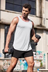 Camiseta sin mangas de algodón premium para hombre, camiseta de gimnasio sin mangas, camiseta de entrenamiento con logo personalizado, ropa deportiva para hombre - Product Image 4