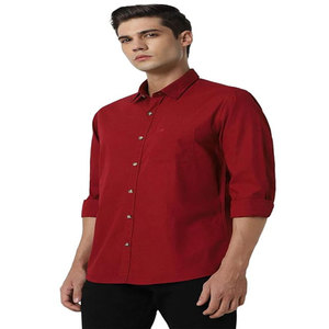 Camisas de negocios de algodón de alta calidad para hombres, informales, abotonadas para cuello de Polo, mangas completas, antiarrugas para uso en la oficina de adolescentes - Product Image 5