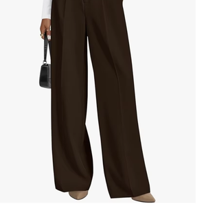 Pantalon palazzo à jambes larges pour femmes, léger, respirant, coupe ample, pantalon tendance pour le printemps, l'été et l'automne - Product Image 6