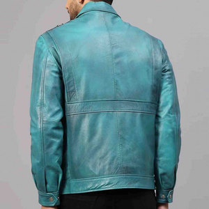 Nouvelle veste en cuir pour homme, tendance hiver 2026, taille adulte, motif uni, disponible à prix raisonnable, veste pour homme - Product Image 2