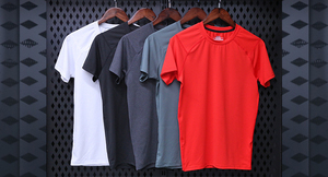 QUICK DRY Men Sports Running Training <b>Polyester</b> Fitness Custom Workout <b>Tshirts</b> Mens Muscle Slim Fit Blank Gym T Shirt Custom - Product Image 5