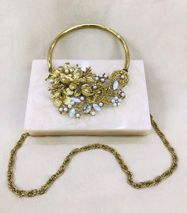 Falak World luxe Style bohème résine fleur pochette sac à main été mode dame sacs de soirée pour mariages femmes exportation monde - Product Image 1