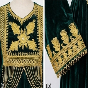 Vestido Afgano Étnico Multicolor, Hecho a Mano por los Kuchi, Tradicional, Bordado, Largo, Cultura Pashtun - Product Image 6