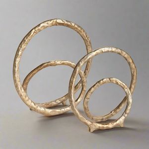 Luxury Stainless Sculpture Modern Dining <b>Ornament</b> Hotel Reception Decorative Centerpiece Display - Product Image 1