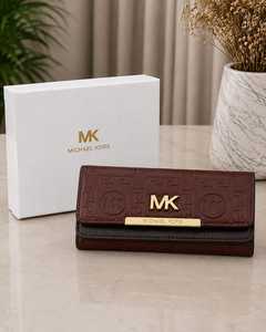 Luxury Designer Pattern Leather Long Wallet Women Stylish Elegant Premium Quality Wallet Clutch Handbag <b>Purse</b> Card Holder - Product Image 3