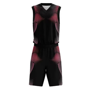 Tenue de jeu confortable de style moderne, uniforme de basket-ball professionnel, ensemble maillot et short imprimés par sublimation, vêtements haute performance - Product Image 1