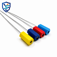Sceau de câble hexagonal réglable en aluminium YSD avec fil en acier inoxydable pour la logistique et le transport de marchandises