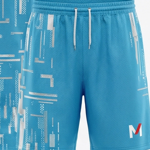 <b>Elite</b> digital camo basketball jersey shorts uniform breathable mesh team kit custom sports apparel MALUZA INDUSTRIES - Product Image 3