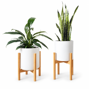 Macetas Inteligentes de Madera Reforzadas con Hierro, Cerámica, Porcelana, Fibra de Coco, para Jardín u Oficina, Flores Artificiales, Estilo Americano - Product Image 1