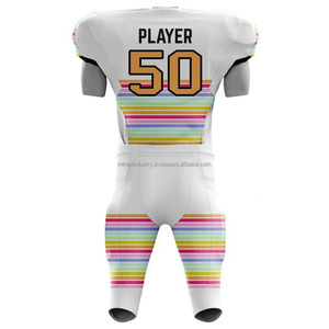 Uniforme de football américain personnalisable, style unique, options grandes tailles, respirant, léger, séchage rapide, 100% polyester, personnalisé - Product Image 6