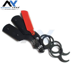 Navaja de Afeitar Profesional de Una Sola Hoja, Navaja de Barbero Clásica para Hombre, Afeitado Prémium, Afeitado Preciso, Navajas para Dar Forma a la Barba - Product Image 2