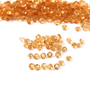 Citrino Redondo de 3mm, Gema Suelta, Precio de Fábrica, Gema de Alta Calidad para Joyería, Venta al Por Mayor - Product Image 3