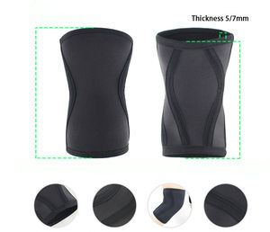 Rodilleras de neopreno para levantamiento de pesas, mangas protectoras para levantamiento de pesas y powerlifting - Product Image 3