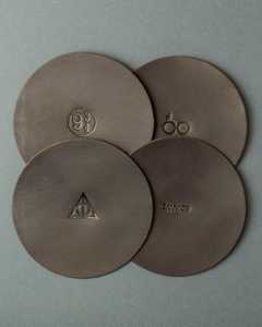 Thick Leather Coasters Set Handmade Durable Drink Coaster Heat Resistant Table Protection Retail Use GLC-0064 - Product Image 6