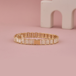 New Design Round Shape Diamond Bracelet <b>Bangle</b> Fine Diamond Bracelet Lab Grown Diamond Bracelet for Men's from Indian Supplier - Product Image 1